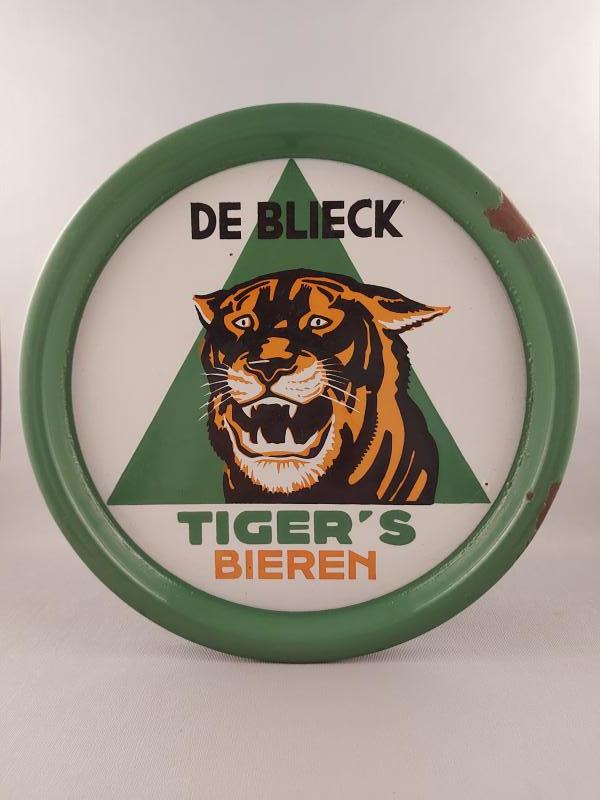 Emaille plateau De Blieck Tiger's Bieren - Foto 1