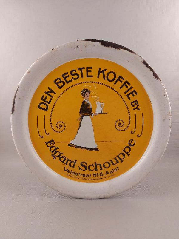 Emaille plateau Edgard Schouppe - Foto 1