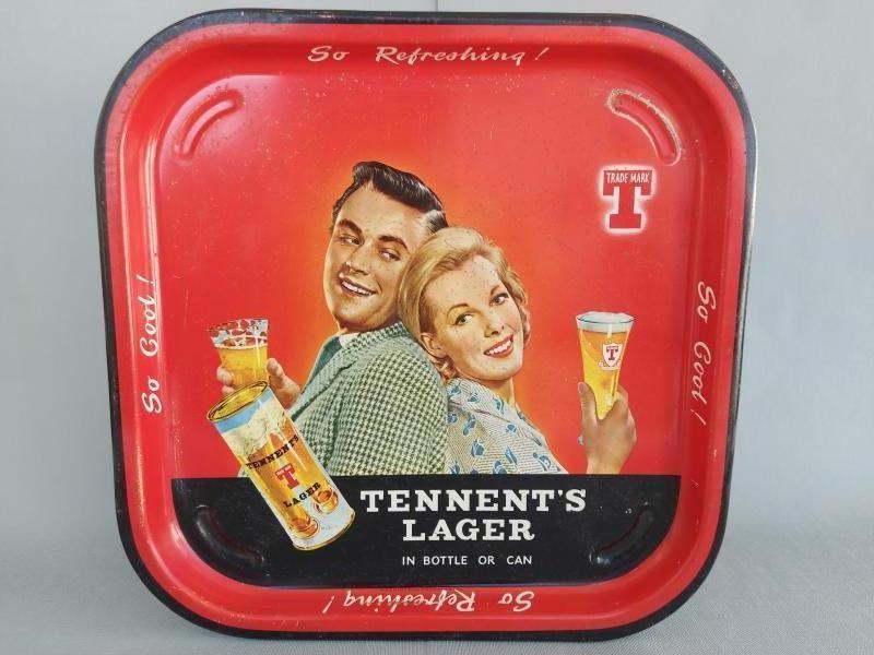 Blikken plateau Tennent's Lager De Blieck - Foto 1