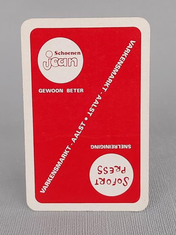 Speelkaart Schoenen Joan Varkensmarkt - Foto 1