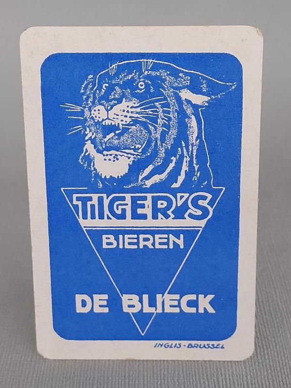Speelkaart De Blieck Tiger's Bieren 3 - Foto 1