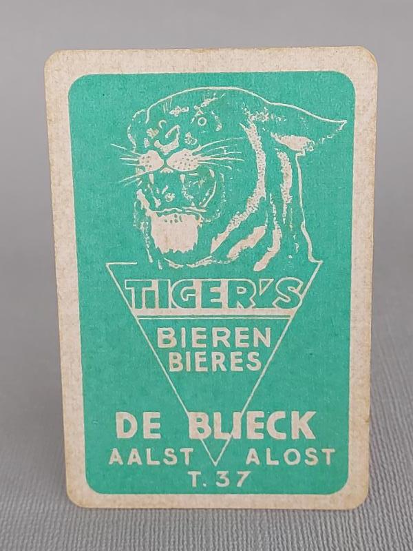 Speelkaart De Blieck Tiger's Bieren 4 - Foto 1