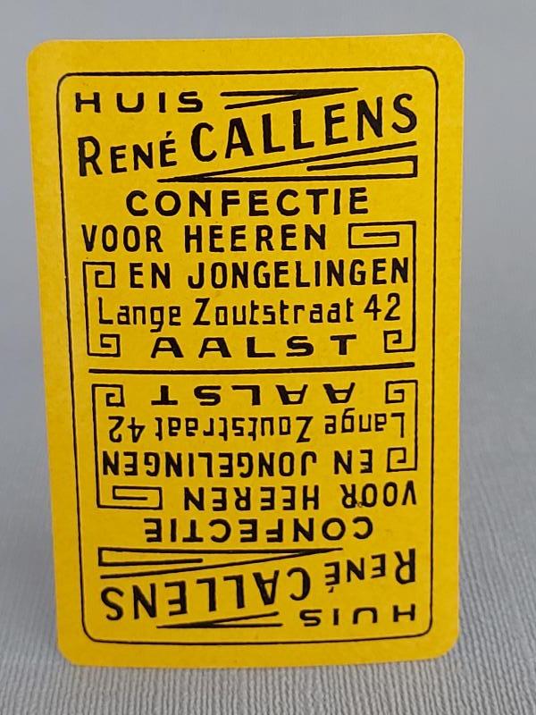 Speelkaart Huis René Callens Lange Zoutstraat - Foto 1