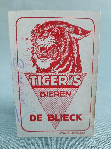 Speelkaart De Blieck Tiger's Bieren 8 - Foto 1