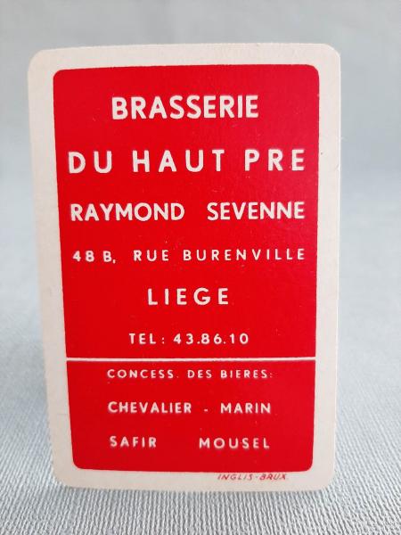 Speelkaart Brasserie Du Haut Pre - Foto 1