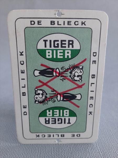 Speelkaart De Blieck Tiger Bier 3 - Foto 2