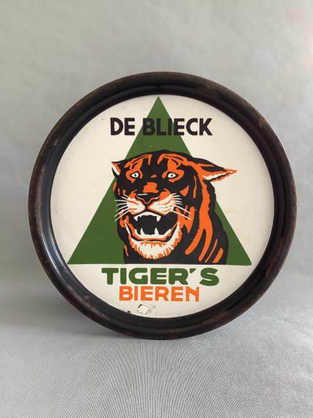 Emaille plateau De Blieck Tiger's Bieren - Foto 1