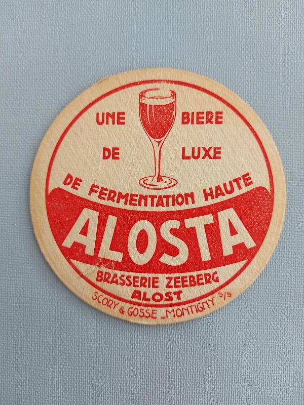 Bierviltje Alosta Zeeberg - Foto 1