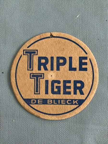 Bierviltje De Blieck Triple Tiger - Foto 1