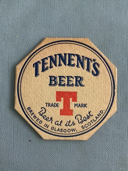 Bierviltje De Blieck Tennent's Beer recto verso - Foto 1