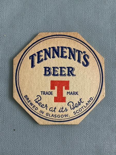 Bierviltje De Blieck Tennent's Beer recto verso - Foto 2