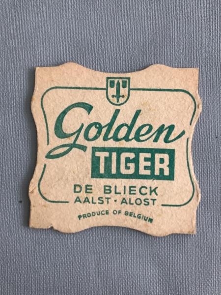 Bierviltje De Blieck Golden Tiger - Foto 1