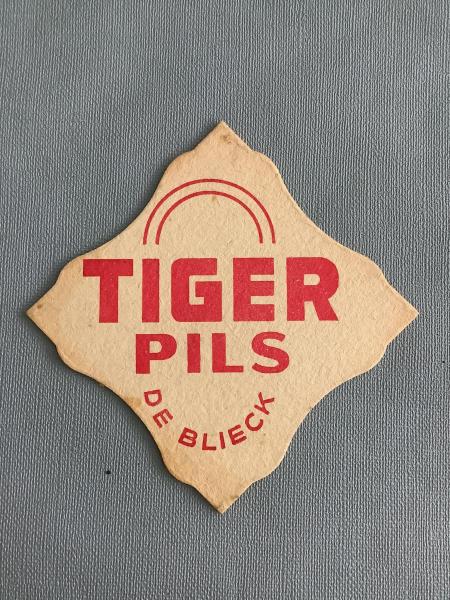 Bierviltje De Blieck Tiger Pils - Foto 1