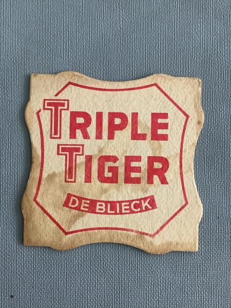 Bierviltje De Blieck Triple Tiger - Foto 1