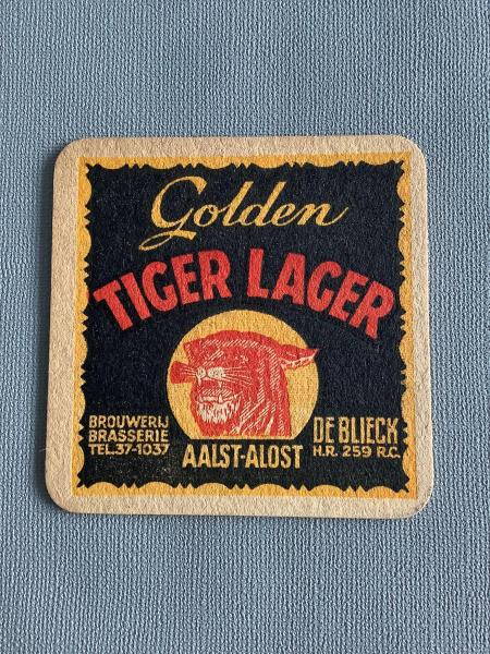 Bierviltje De Blieck Golden Tiger Lager - Foto 1