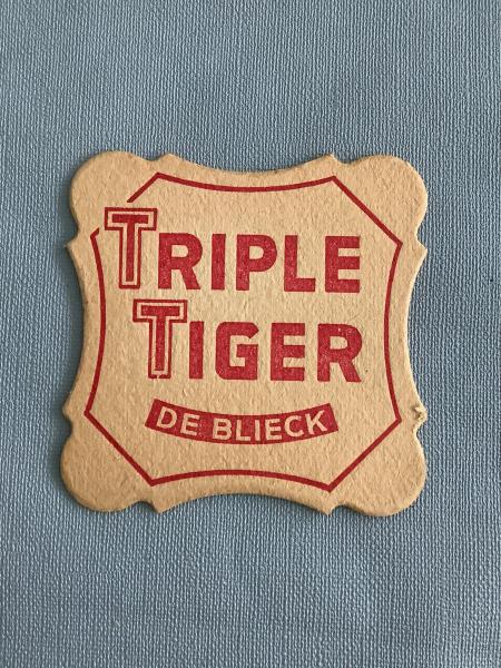 Bierviltje De Blieck Triple Tiger - Foto 1