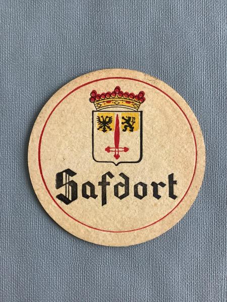 Bierviltje Safdort De Gheest recto verso - Foto 1