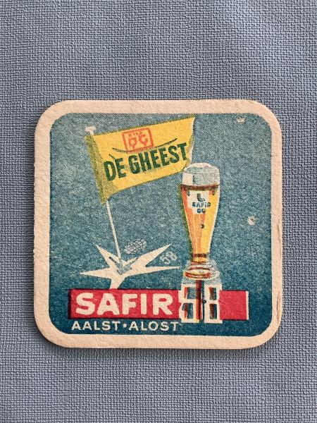 Bierviltje Safir De Gheest recto verso - Foto 1