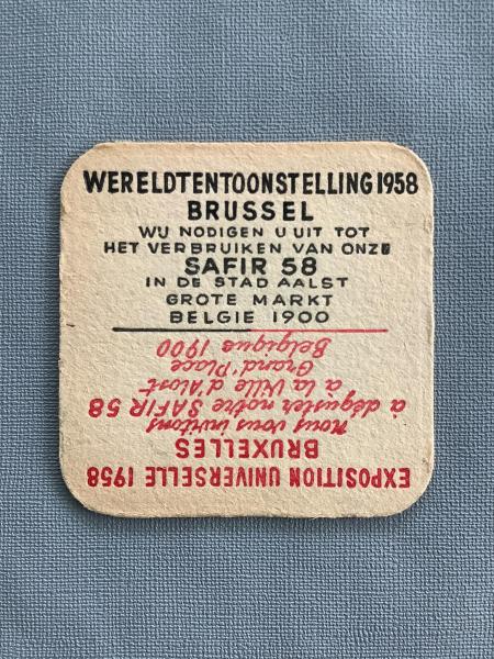 Bierviltje Safir De Gheest recto verso - Foto 2