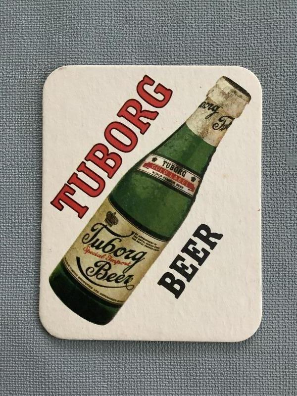 Bierviltje Tuborg Beer Safir recto verso - Foto 1