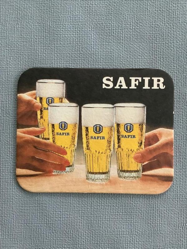 Bierviltje Safir Inbev recto verso - Foto 1