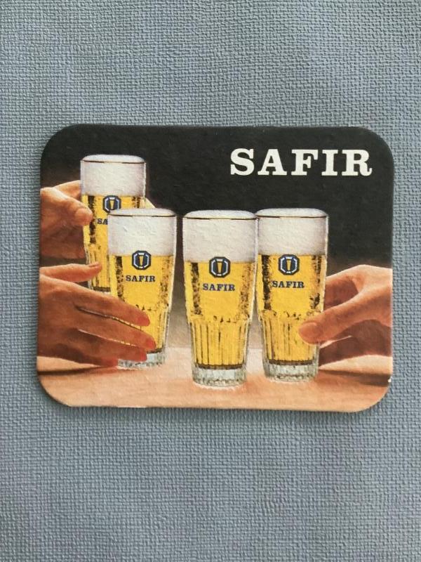 Bierviltje Safir Inbev recto verso - Foto 1