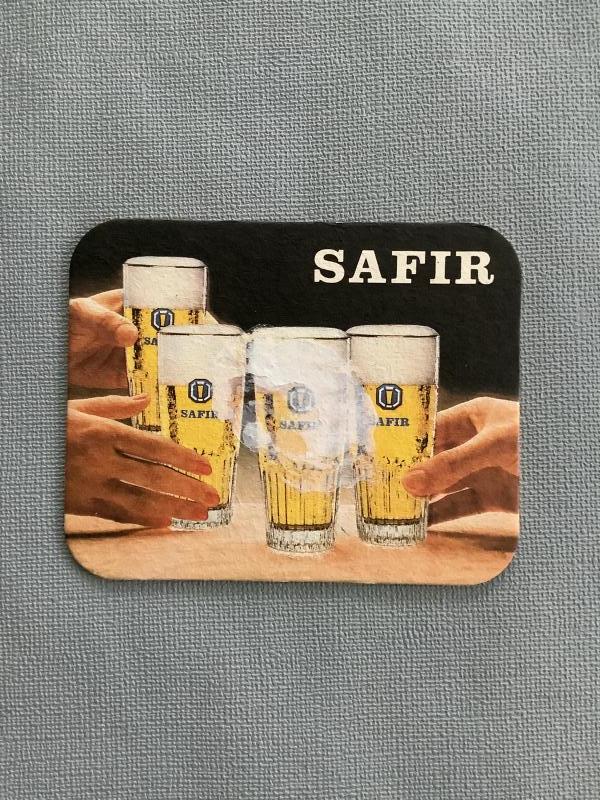 Bierviltje Safir Inbev recto verso - Foto 1
