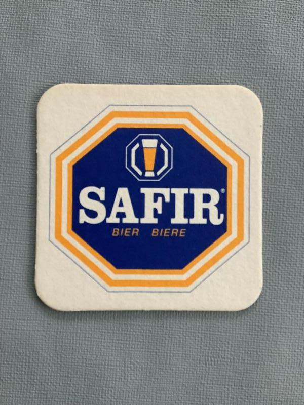 Bierviltje Safir Inbev recto verso - Foto 1
