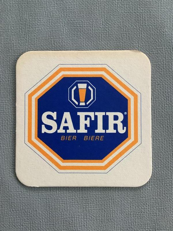 Bierviltje Safir Inbev recto verso - Foto 1