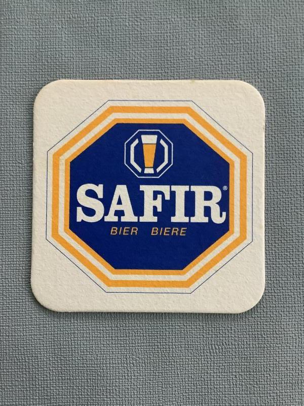 Bierviltje Safir Inbev recto verso - Foto 1