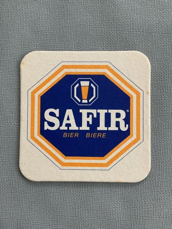 Bierviltje Safir Inbev recto verso - Foto 1