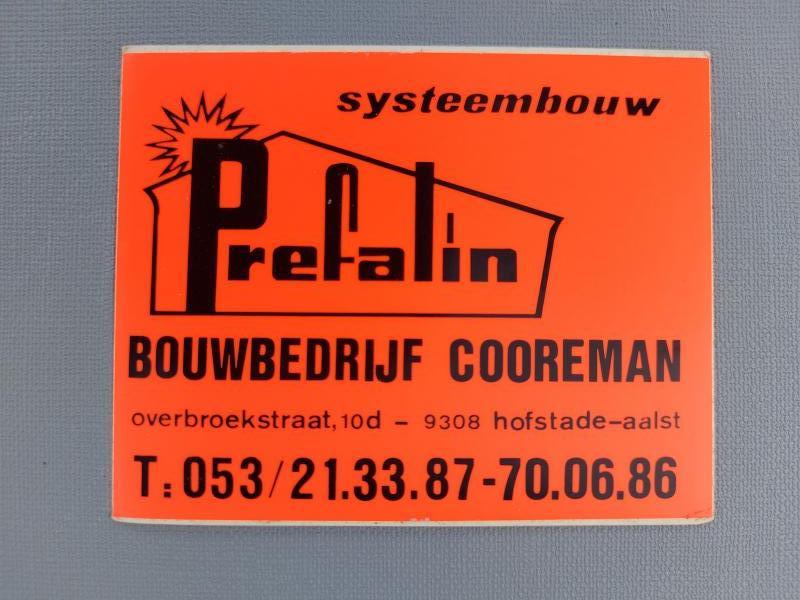 Sticker Bouwbedrijf Cooreman  - Foto 1