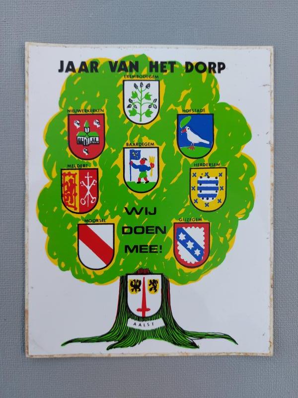 Sticker Jaar van het dorp - Foto 1