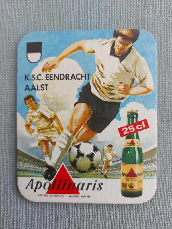 Bierviltje Apollinaris Eendracht Aalst - Foto 1