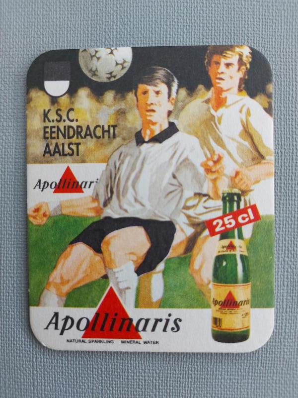 Bierviltje Apollinaris Eendracht Aalst - Foto 1
