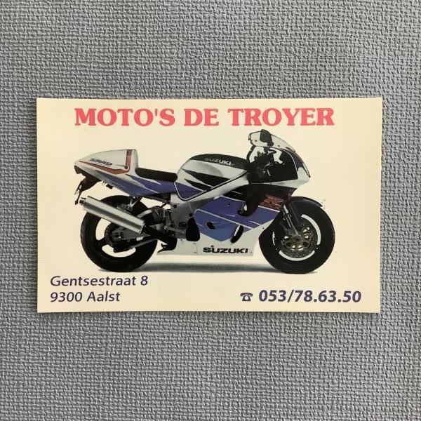 Visitekaartje Moto's De Troyer - Foto 1