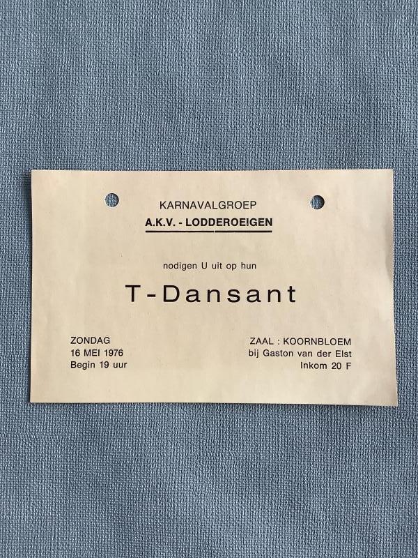 Inkomkaart A.K.V. Lodderoeigen - Foto 1