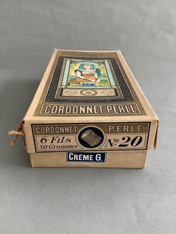 Doos naaigaren F.F.R. Cordonnet Perlé N° 20 - Foto 2