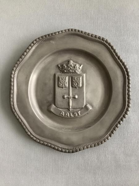 Tinnen bord Aalst - Foto 1