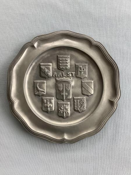 Tinnen bord Groot Aalst - Foto 1