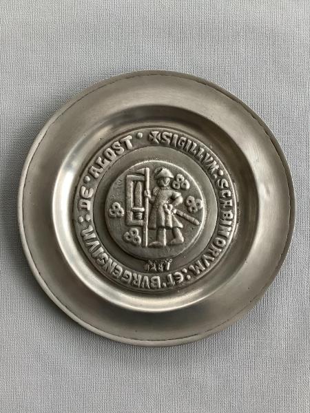 Tinnen bord Aalst - Foto 1