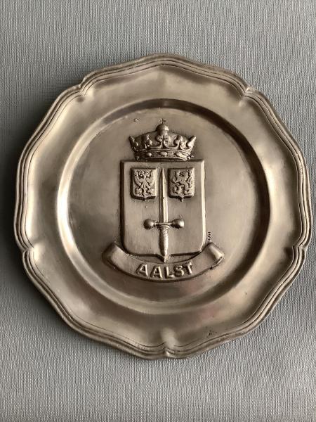 Tinnen bord Aalst - Foto 1