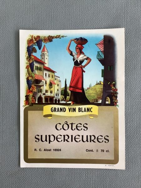 Wijnetiket Cotes Superieures 't Slot - Foto 1