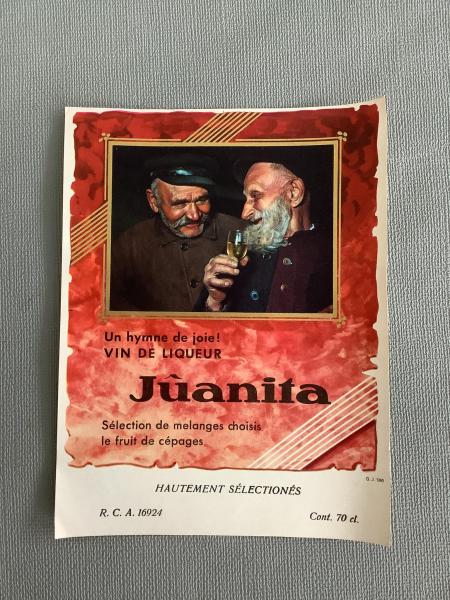 Wijnetiket Juanita 't Slot - Foto 1