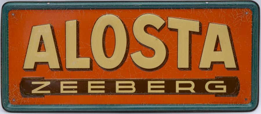 Blikken bord Alosta Zeeberg - Foto 1