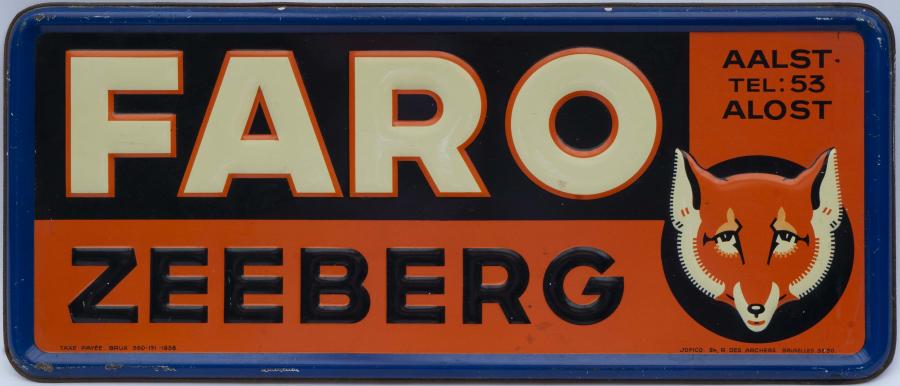 Blikken bord Faro Zeeberg - Foto 1