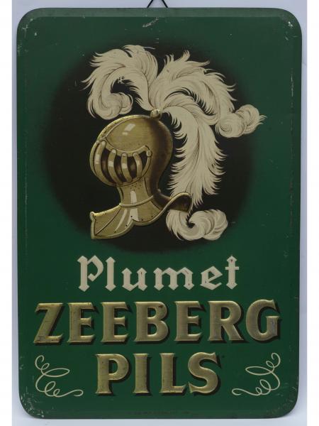Blikken bord Plumet Zeeberg Pils - Foto 1