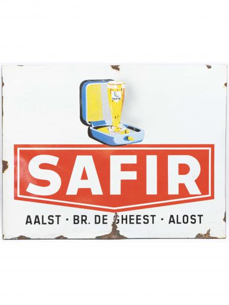 Emaillebord Safir Touring recto verso - Foto 1