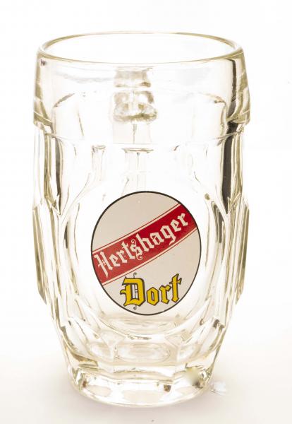 Glazen bierpot Hertshager Dort - Foto 1