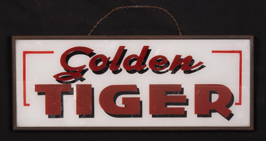 Glasplaat Golden Tiger  - Foto 1